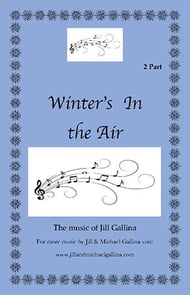 Winter's in the Air Two-Part choral sheet music cover Thumbnail